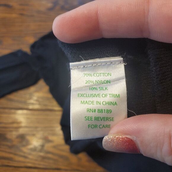 Lilly  Pulitzer  Rachel black sweater size XS - Picture 5 of 6